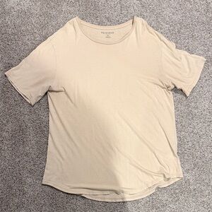 PacSun Men's Short Sleeve Tee in Beige Cream